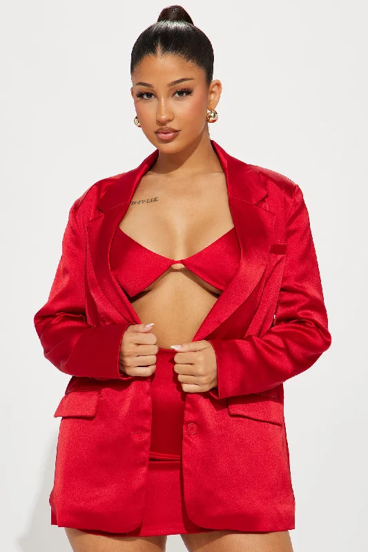 Hot Escape 3 Piece Skirt Set - Red