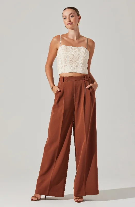 Milani Wide Leg Trouser Pants