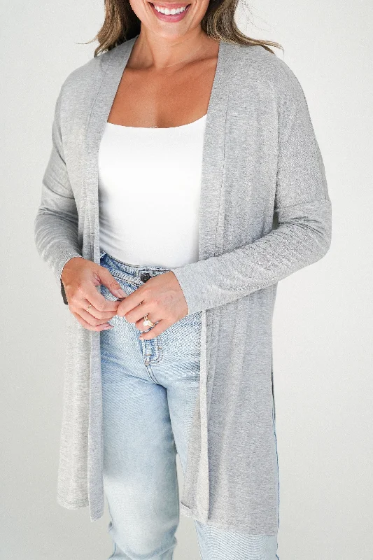 Heather Grey / Large / Cardigan