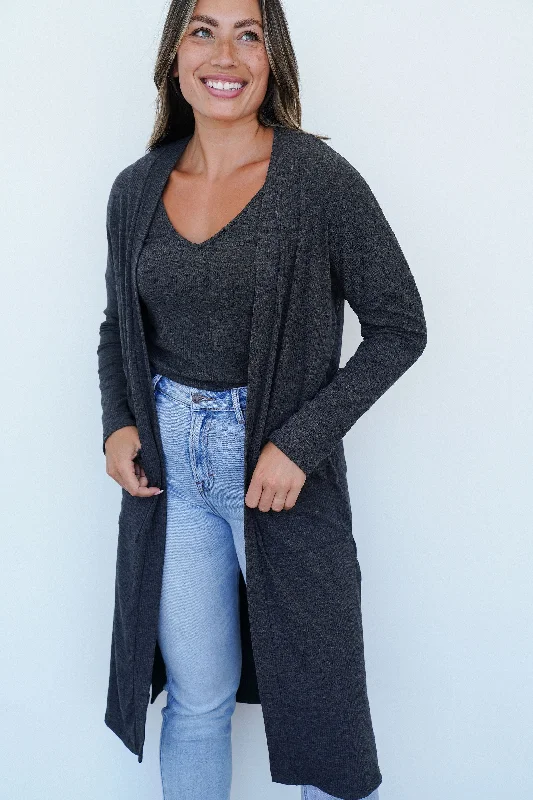 Charcoal / Large / Cardigan