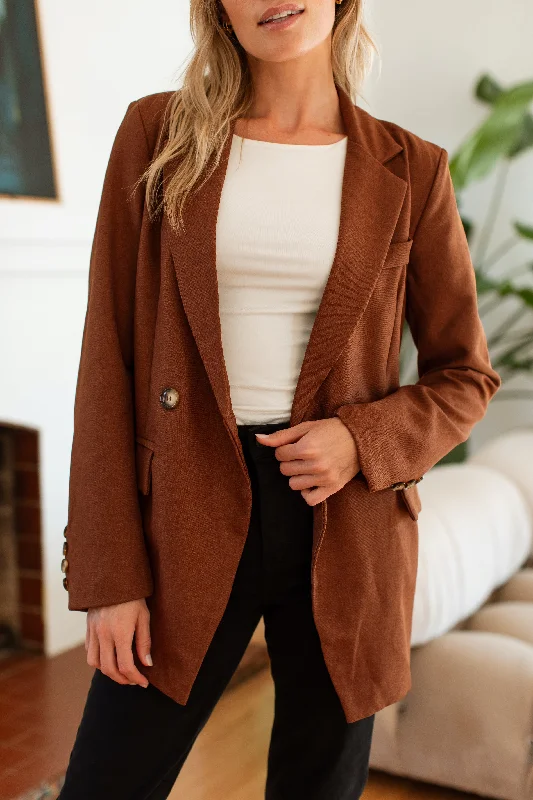 Brown / Large / Blazer