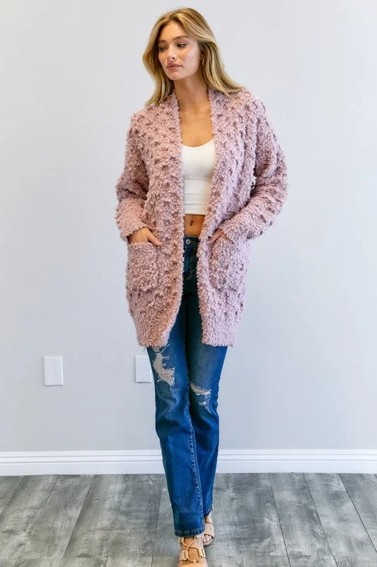 Fringe Long Sleeve Cardigan