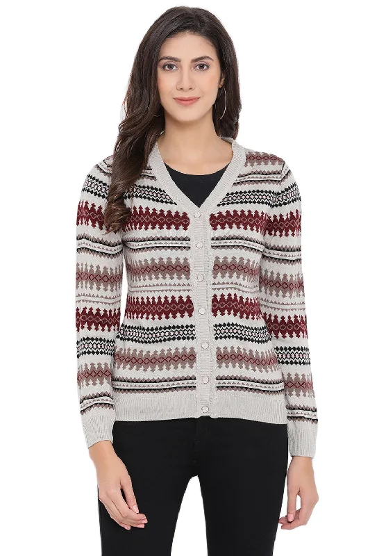 Self Stripes Casual Cardigan