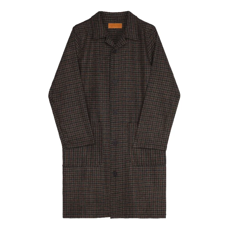 S / Black/Brown Houndstooth