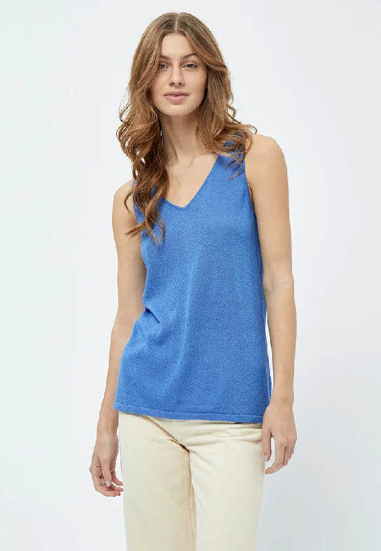 MSCarli Knit Top - REGATTA BLUE LUREX