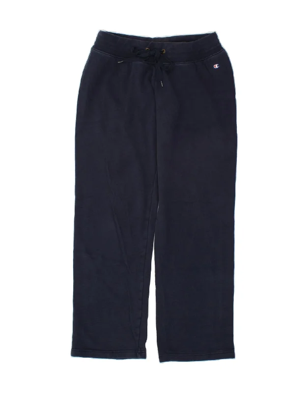 CHAMPION Womens Tracksuit Trousers UK 10 Small Navy Blue