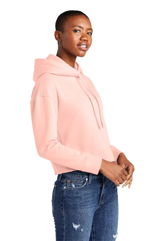 District Womens V.I.T. Fleece Hooded Sweatshirt Hoodie - Rosewater Pink