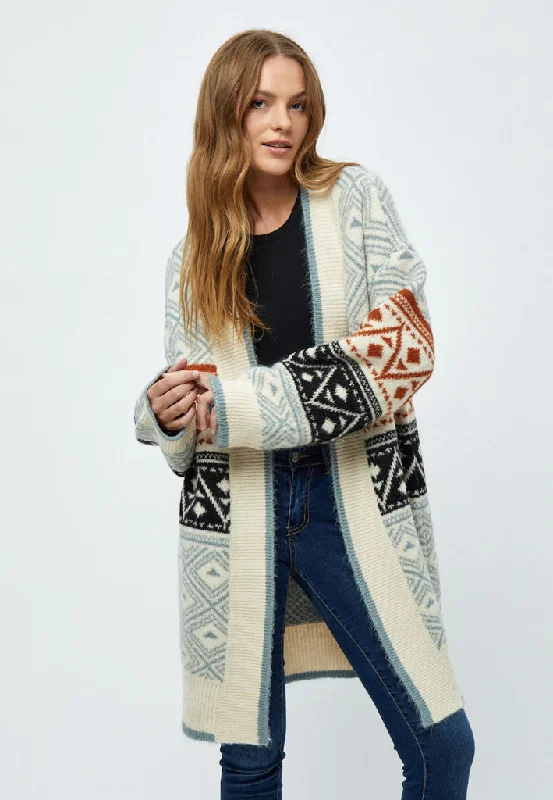 DSFija Long Sleeve Knit Cardigan - Mineral Grey