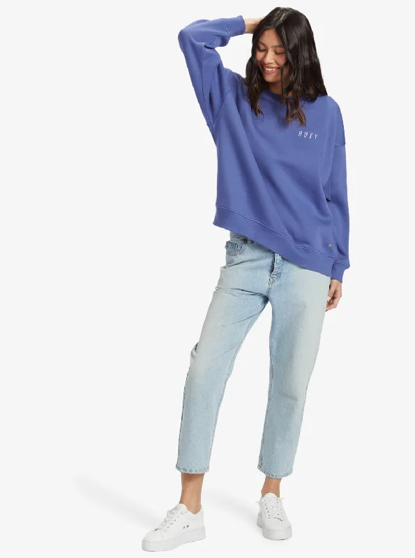 Morning Hike Crew Neck Sweatshirt - Marlin