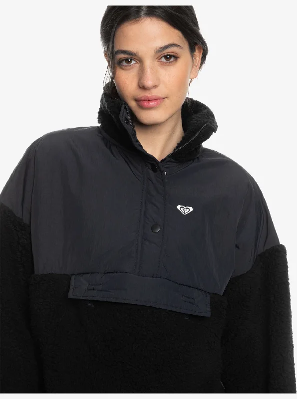 Waves Of Warmth Half-Zip Mock Neck Fleece - Anthracite