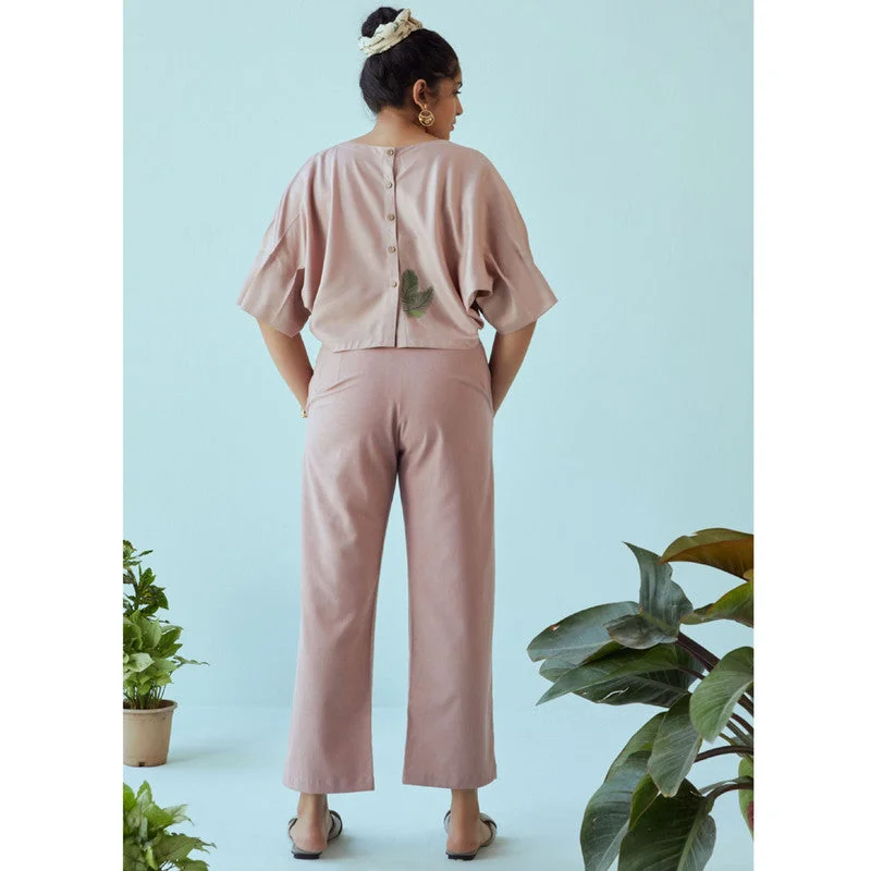 Hemp Trousers | Powder Pink