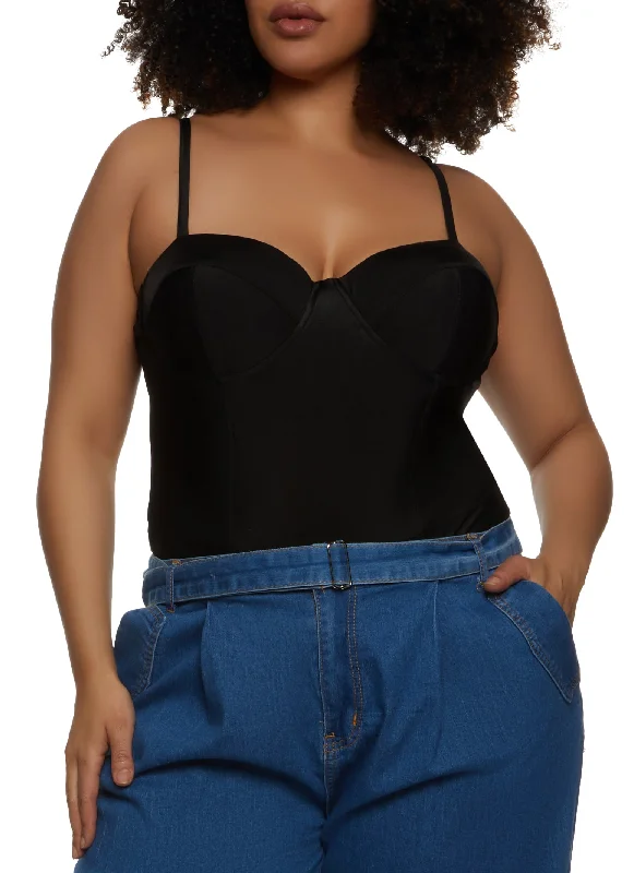 Plus Size Haute Monde Bustier Bodysuit