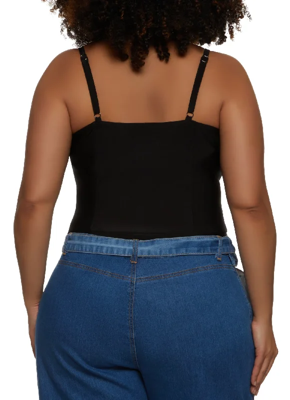 Plus Size Haute Monde Bustier Bodysuit