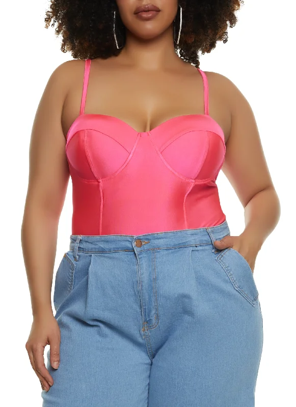 Plus Size Haute Monde Bustier Bodysuit