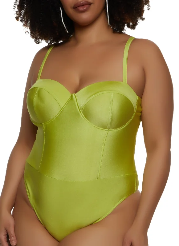 Plus Size Haute Monde Bustier Bodysuit