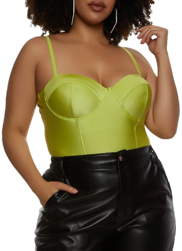 Plus Size Haute Monde Bustier Bodysuit