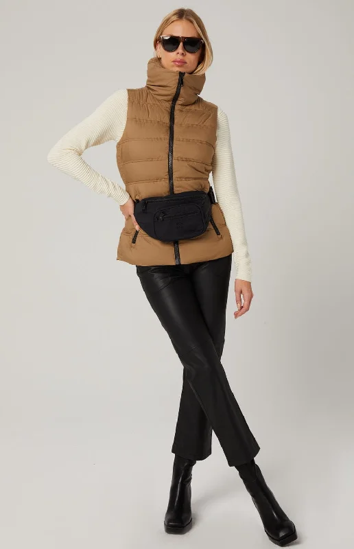 Arosa Puffer Vest | Dark Khaki