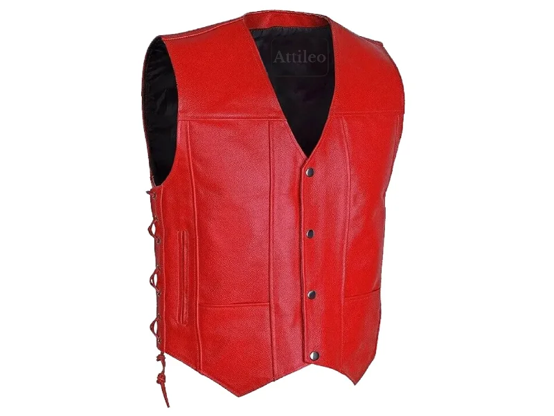 Women Leather Vest - Leather Motorcycle Vests