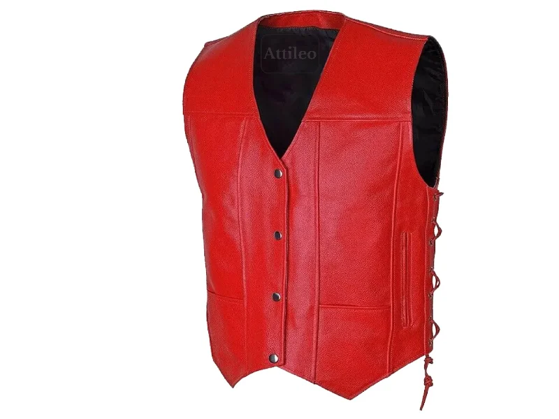 Women Leather Vest - Leather Motorcycle Vests