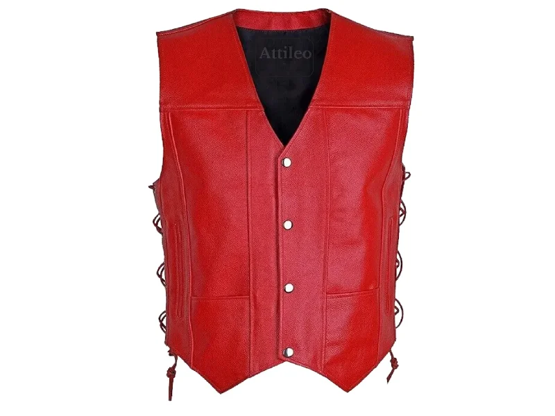 Women Leather Vest - Leather Motorcycle Vests