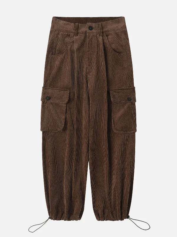 Aelfric Eden Vintage Multi Pocket Corduroy Cargo Pants