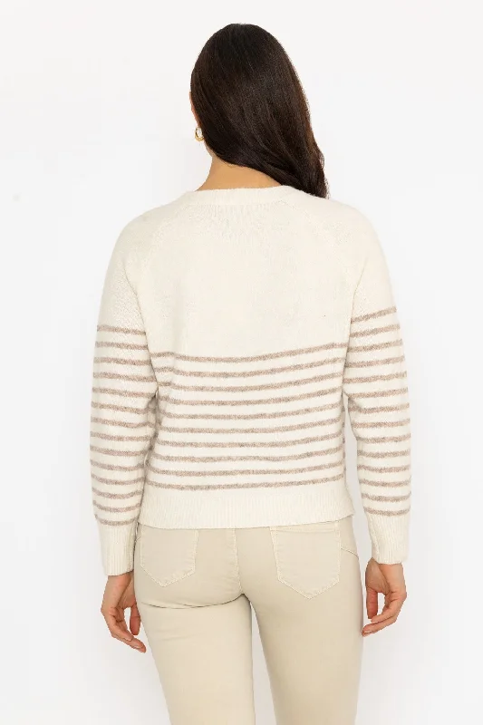 breton-brown-stripe-knit-jumper