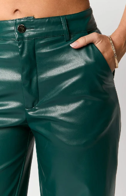 cool-shade-forest-green-pu-pants