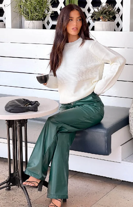 cool-shade-forest-green-pu-pants