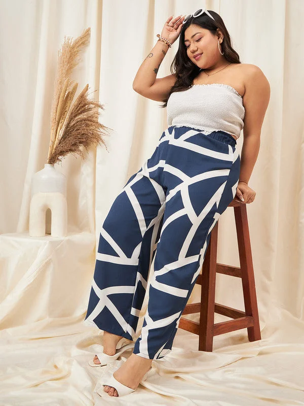 cur-tr1220nb-berrylush-curve-women-navy-blue-printed-high-rise-pleated-parallel-trousers