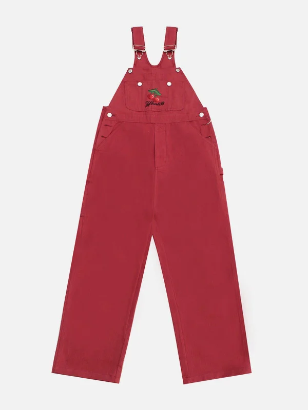 Aelfric Eden Embroidery Cherry Overalls