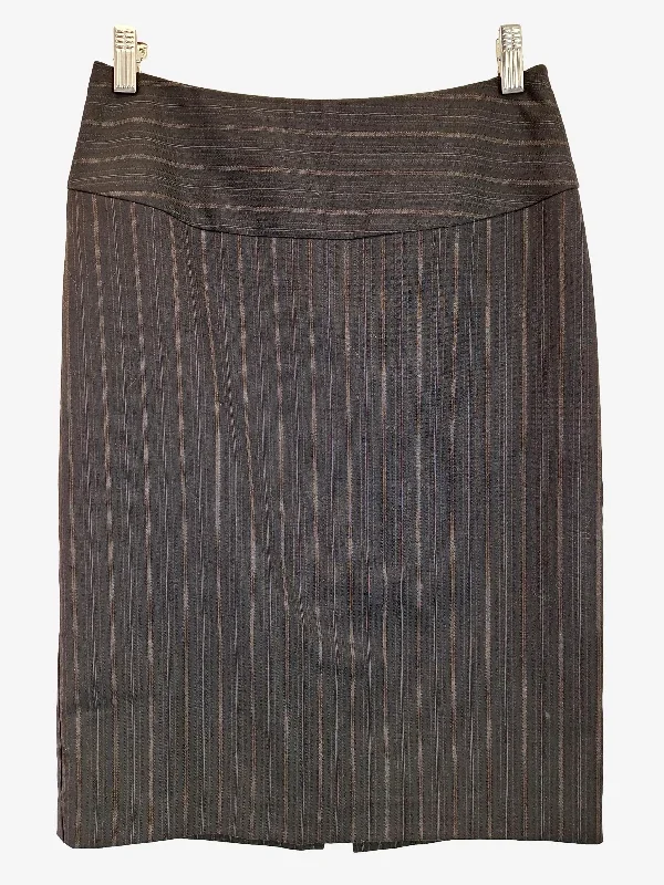 Events Essential Pinstripe Office Midi Skirt Size 6