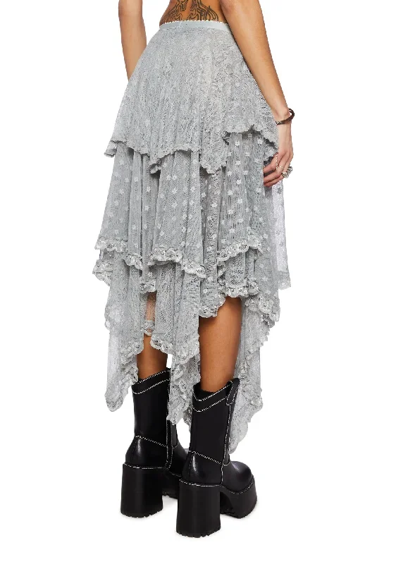 gray-handkercheif-hem-lace-mesh-pieced-maxi-skirt