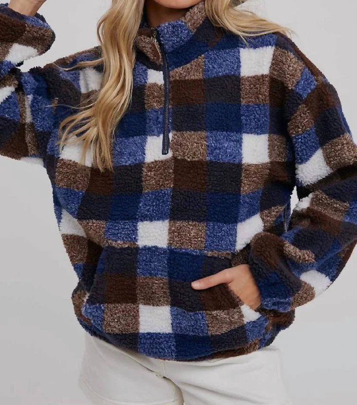 half-zip-sherpa-pullover-in-plaid-print