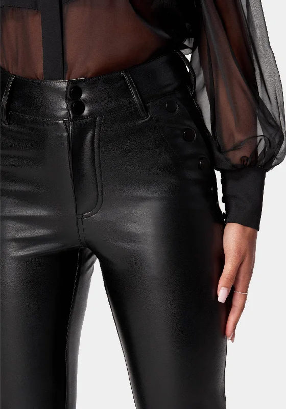 high-waist-flared-leg-vegan-leather-pant-black