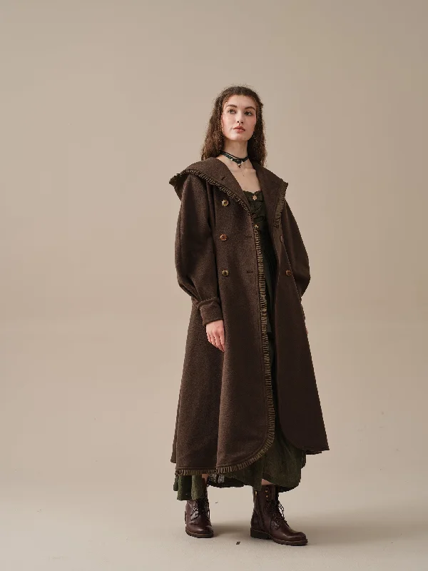 hooded-wool-coat-in-darkslategray-maxi-coat-elegant-coat-winter-coat-warm-coat-fit-and-flare-coat-linennaive