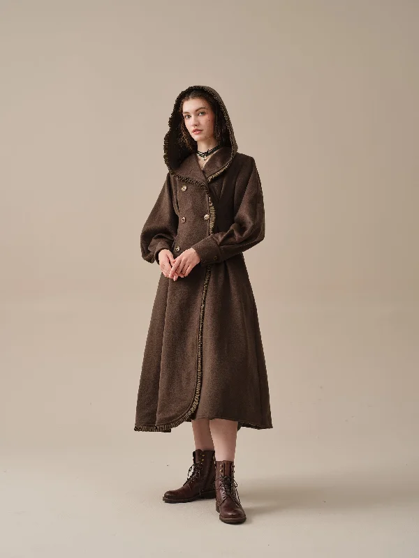 hooded-wool-coat-in-darkslategray-maxi-coat-elegant-coat-winter-coat-warm-coat-fit-and-flare-coat-linennaive