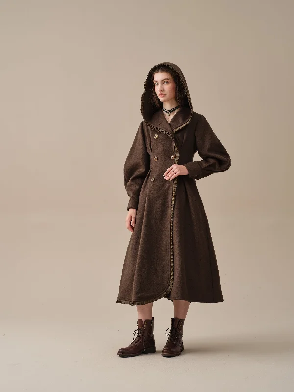 hooded-wool-coat-in-darkslategray-maxi-coat-elegant-coat-winter-coat-warm-coat-fit-and-flare-coat-linennaive