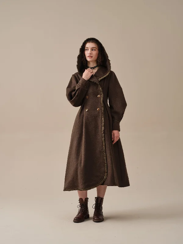 hooded-wool-coat-in-darkslategray-maxi-coat-elegant-coat-winter-coat-warm-coat-fit-and-flare-coat-linennaive