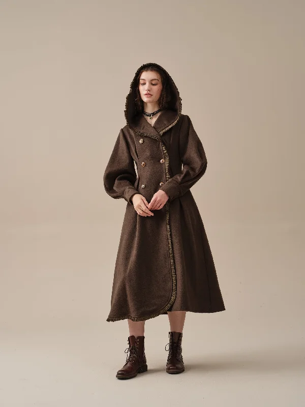 hooded-wool-coat-in-darkslategray-maxi-coat-elegant-coat-winter-coat-warm-coat-fit-and-flare-coat-linennaive