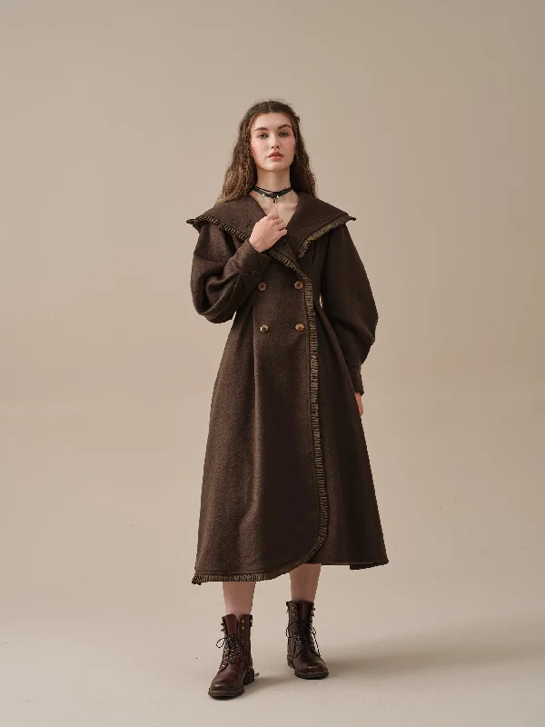 hooded-wool-coat-in-darkslategray-maxi-coat-elegant-coat-winter-coat-warm-coat-fit-and-flare-coat-linennaive