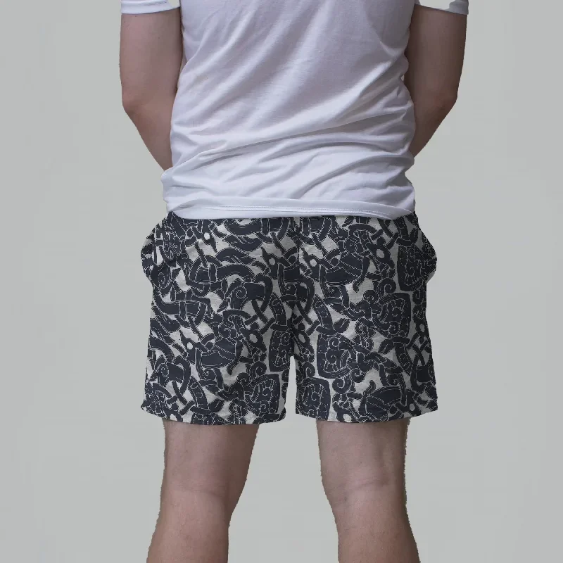 jelling-wolf-pattern-shorts