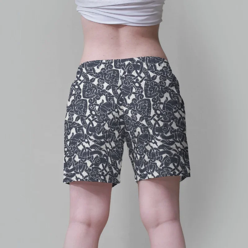 jelling-wolf-pattern-shorts