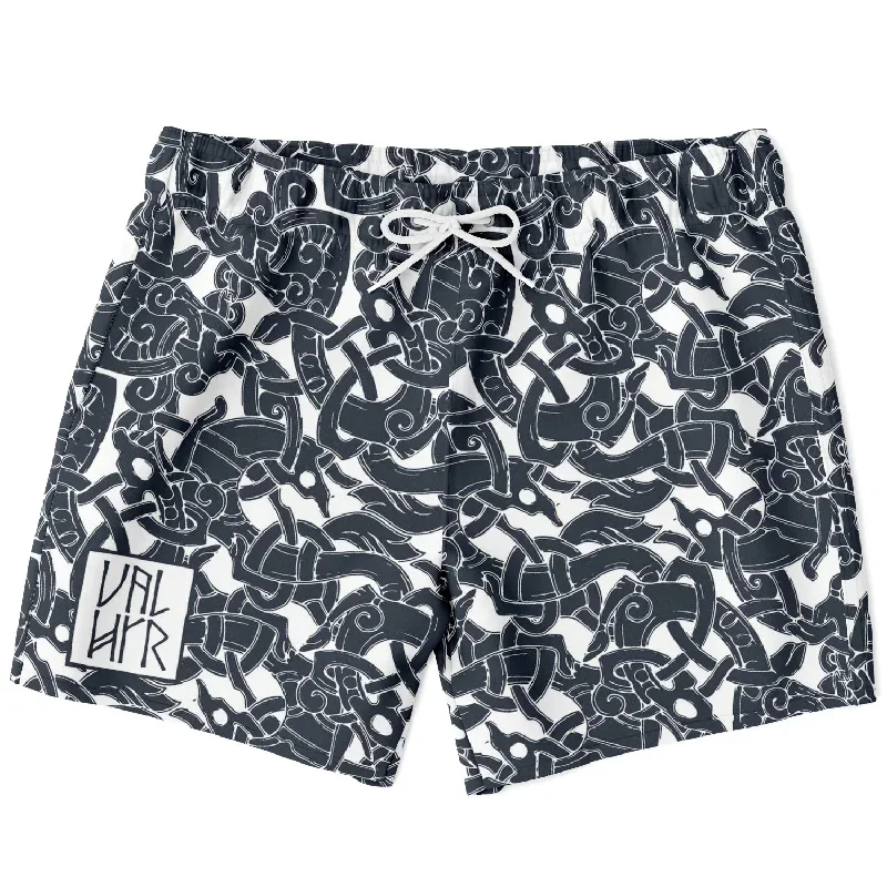 jelling-wolf-pattern-shorts