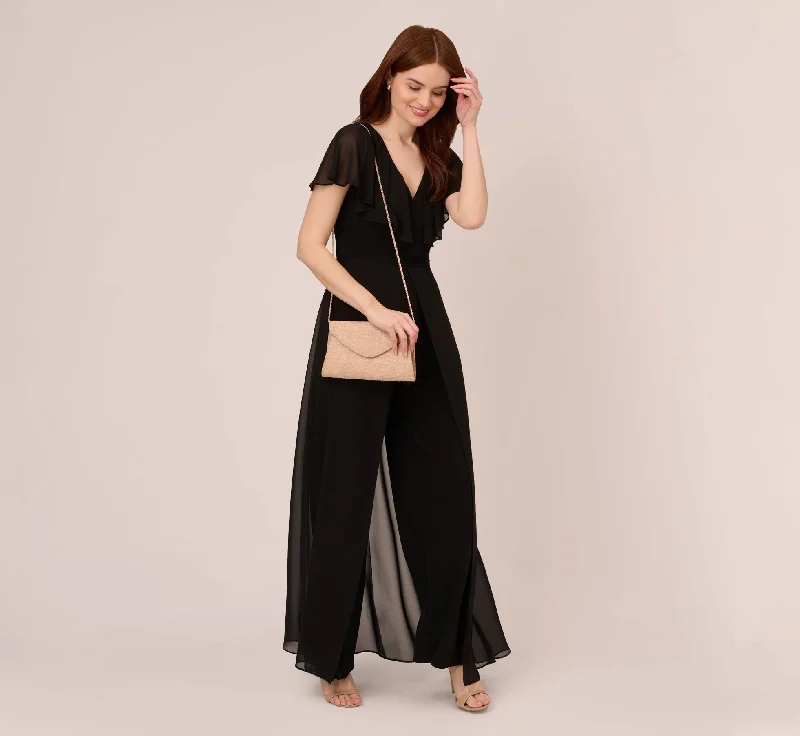 jersey-jumpsuit-with-chiffon-capelet-and-skirt-overlay-in-black-ap1d104868