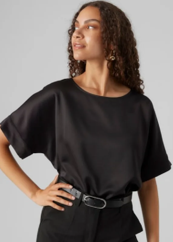 merle-black-volume-sleeve-blouse