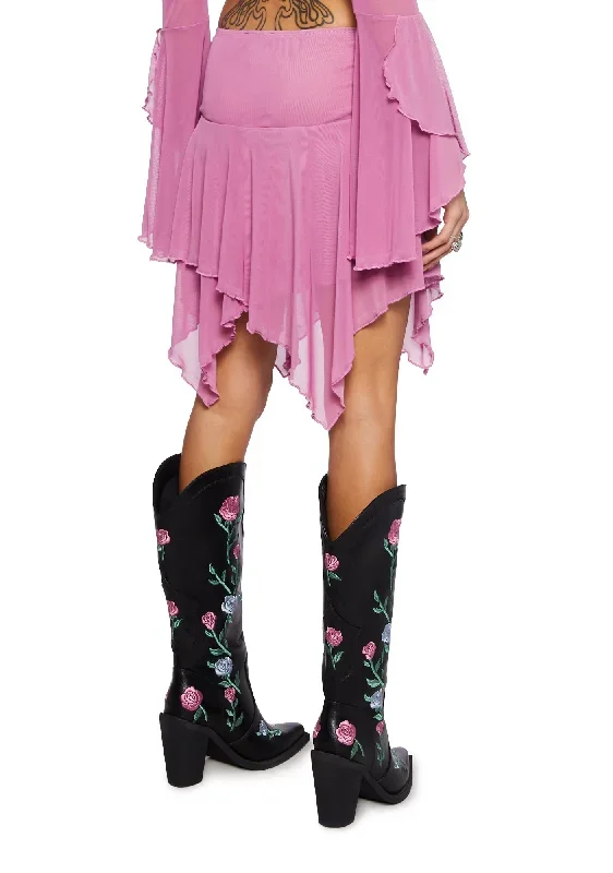 mesh-overlay-scarf-hem-mini-skirt-pink-update