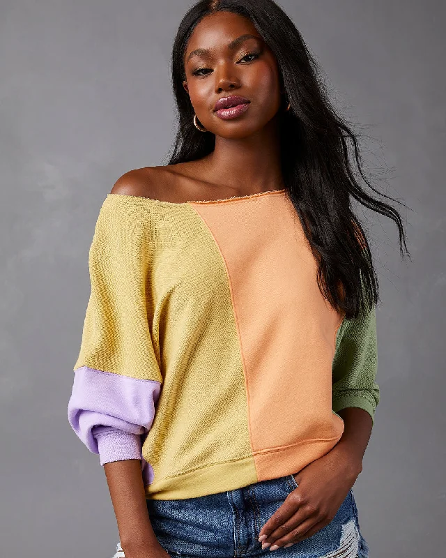 Brendel Colorblock Pullover Sweater