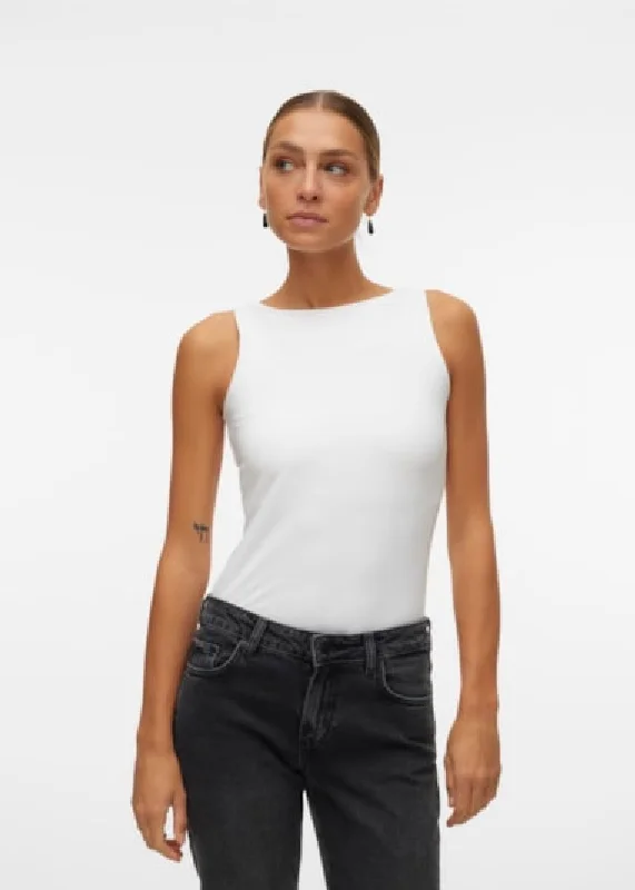 Million Bright White Basic Cami Top