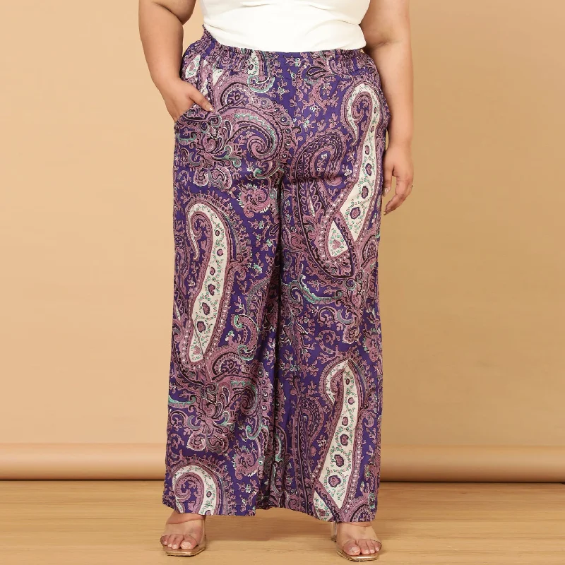 plus-size-purple-paisley-print-cotton-high-waist-pants