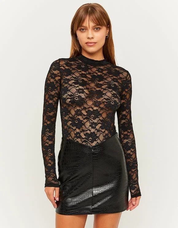 Black Lace Bodysuit